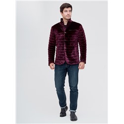 Куртка велюровая классическая Valianly фиолетового цвета 93351F