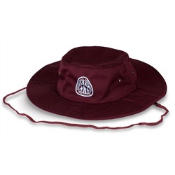 Бордовая шляпа для пикника  №333