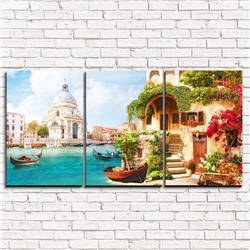 Модульная картина Старая Венеция 3-1
