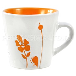 "Symbol" Чашка кофейная фаянсовая "Essence" д6см, h6см, оранжевый (Италия)