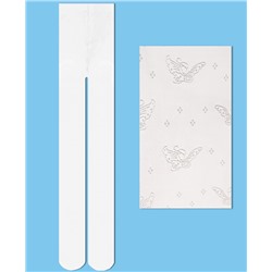 Белые капроновые колготки для девочки 16821-ПЧ19