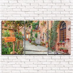 Модульная картина Улица в Тоскане 3-1