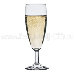 "Banquet" Бокал стеклянный 155мл, д5см, h15,5см, для шампанского, набор 6шт, цветная коробка (Россия)
