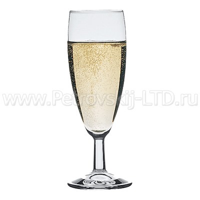 "Banquet" Бокал стеклянный 155мл, д5см, h15,5см, для шампанского, набор 6шт, цветная коробка (Россия)