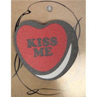 ЗН0003 Стильный деревянный "Сердце Kiss me"