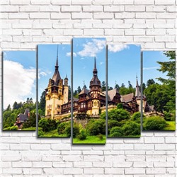 Модульная картина Замок в Румынии 5-1