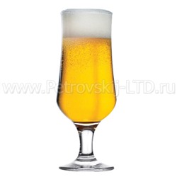 "Tulipe" Бокал стеклянный 370мл, д6,5см, h19см, для пива, набор 6шт, цветная коробка (Россия)