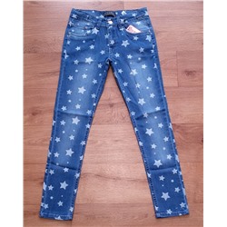 Подростковые джинсы для девочки “Звёзды”