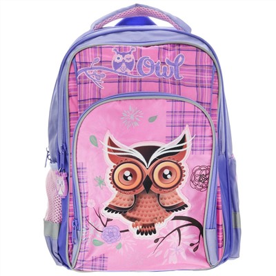 Рюкзак школьный Hatber SOFT "Owl" Сова (NRk_60716)