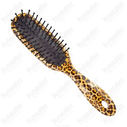 Расчёска массажная серии Леопард, пластиковые зубцы