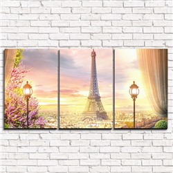 Модульная картина Парижское великолепие 3-1