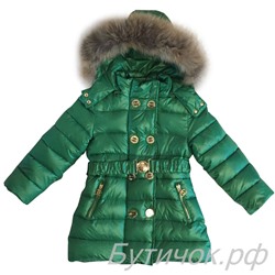 М.5М11 Пальто  CHANEL зеленое