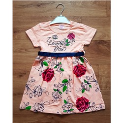 Платье со стразами “Розы” (4203)