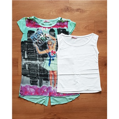 Комплект блузка+топ “New York” (3129)