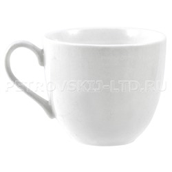 "Symbol" Чашка кофейная фаянсовая д6см, h5,5см, белье (Италия)