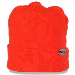 Яркая шапка United Rentals для жизнерадостных девушек. Популярная модель для тепла и комфорта №3564