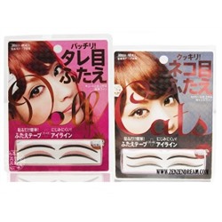 Наклейки для век со стрелкой Cogit Japan 2-in-1 Double Eyelid Tape + Eyeliner Sticker