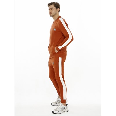 Трикотажный спортивный костюм оранжевого цвета 9152O