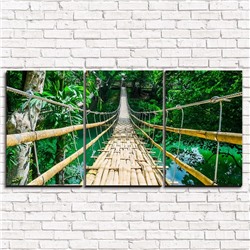 Модульная картина Бамбуковый мост 3-1