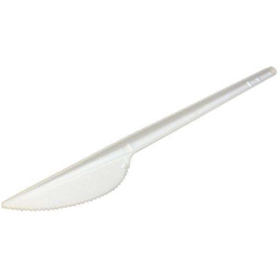 Ножи пластиковые белые (12 шт.)