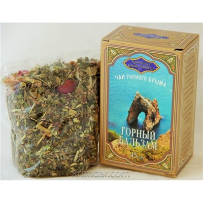 Подарочный набор чая Чаи горного Крыма Золотая упаковка 4 вида по 45гр