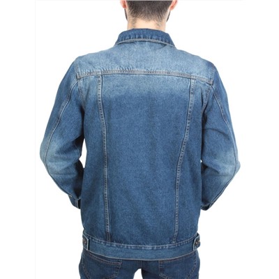 5922 BLUE Куртка джинсовая мужская VH JEANS (80% хлопок, 15% полиамид, 5% спандекс) размеры 44-46-48-50-52-54