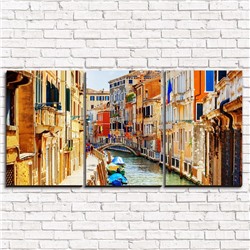 Модульная картина Летняя Венеция 3-1