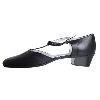 Туфли репетиторские женские, длина по стельке 27 см, цвет чёрный