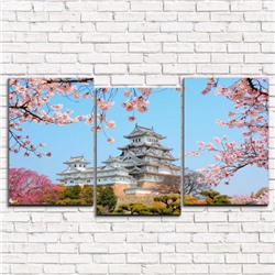 Модульная картина Японский замок 3-1