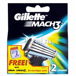 Сменные кассеты для бритья Gillette Mach 3