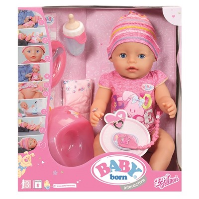 Zapf Creation Baby born 823-163 Бэби Борн Кукла Интерактивная, 43 см