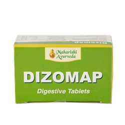 Dizomap (Дизомап) «Maharishi Ayurveda» 100 таб.,стимулирует пищеварение, секрецию пищеварительных соков и желчи, способствует всасыванию пищи в кишечнике, налаживает пищеварительную функцию, регулирует перистальтику