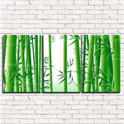 Модульная картина Бамбук 3-1