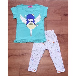 Летний костюм для девочки “Ангел”