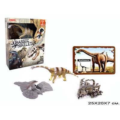Зоопарк Динозавр со скелетом 21-4267