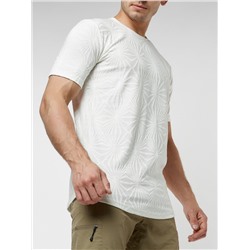 Мужская футболка однотонная белого цвета 221491Bl