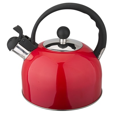 Чайник со свистком 2,5л Webber ВЕ-0580 красный
