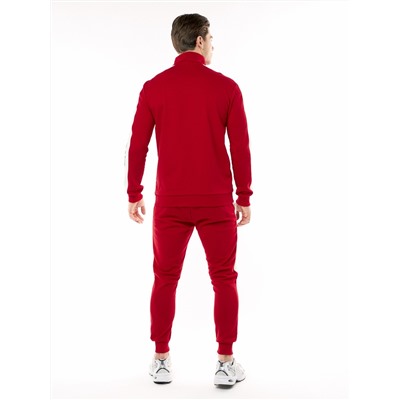 Спортивный костюм трикотажный красного цвета 9157Kr