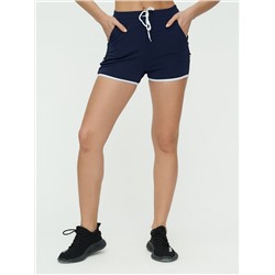 Спортивные шорты женские темно-синего цвета 3019TS