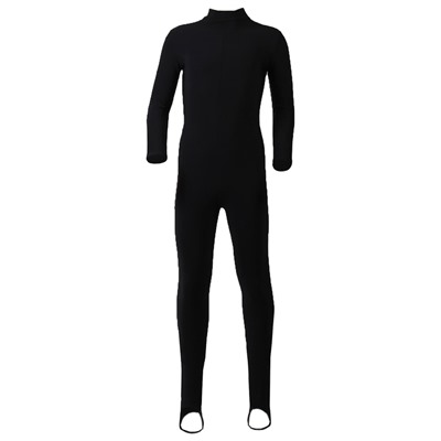 Комбинезон для фигурного катания, низ лосины, термобифлекс, размер 28, цвет чёрный
