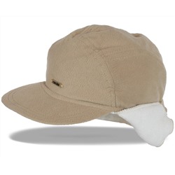 Стильная флисовая шапка – ушанка с козырьком и флисовой подкладкой. Отменное качество и комфорт по минимальной цене  №5026