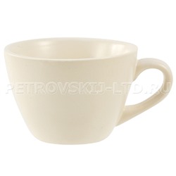 "Symbol" Чашка кофейная фаянсовая "Caco & Cream" д7см, h5см, слоновая кость (Италия)