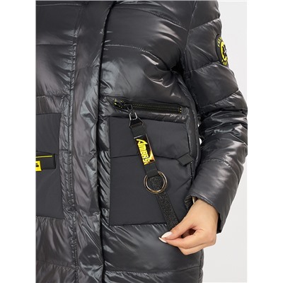 Куртка зимняя темно-серого цвета 7501TC