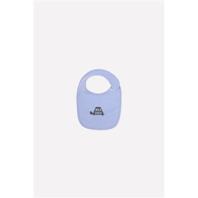 Фартук-нагрудник для мальчика Crockid К 8518 голубой меланж (черепашка)
