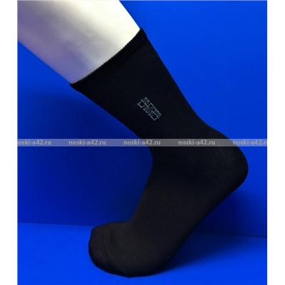 Ростекс (Рус-текс) носки мужские с лайкрой Премиум В-21-ДС черные