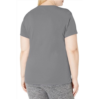 Gray Plus Size Crew Neck T Shirt