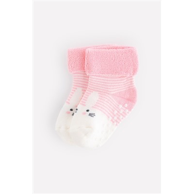 Носки теплые махровые со стоперами для девочки Crockid К 9508/53 ФВ