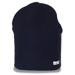 Молодежная мужская шапка бини комфортная уютная модель на межсезонье от бренда Neff  №3471