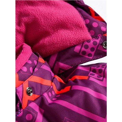 Детский зимний костюм горнолыжный фиолетового цвета 9014F
