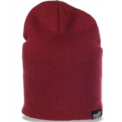 Молодежная удлиненная женская шапка бренда Neff и качественная и модная и комфортная  №3578